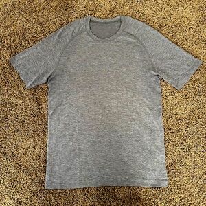 Lululemon Men's Metal Vent Tech Short Sleeve (Slate White/Grey, S)